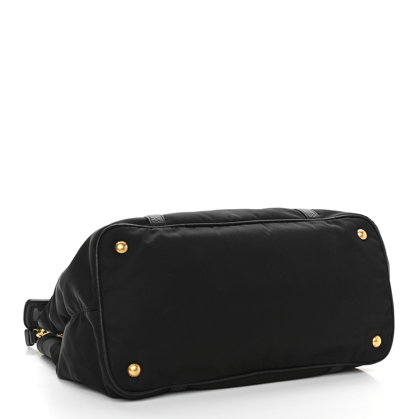 Tessuto Nylon Saffiano Tote Black