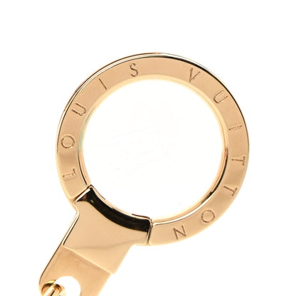 Louis Vuitton Metal Pochette Extender Key Ring Chain Gold 4 of 5