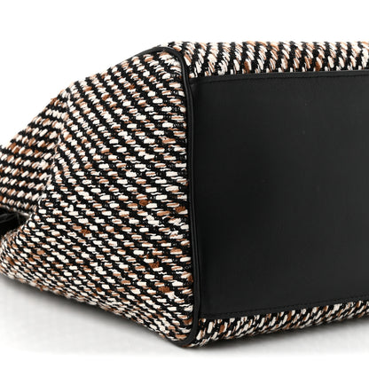 Chanel Tweed Calfskin Urban Essentials Large Shopping Bag Black Multicolor 8 of 9