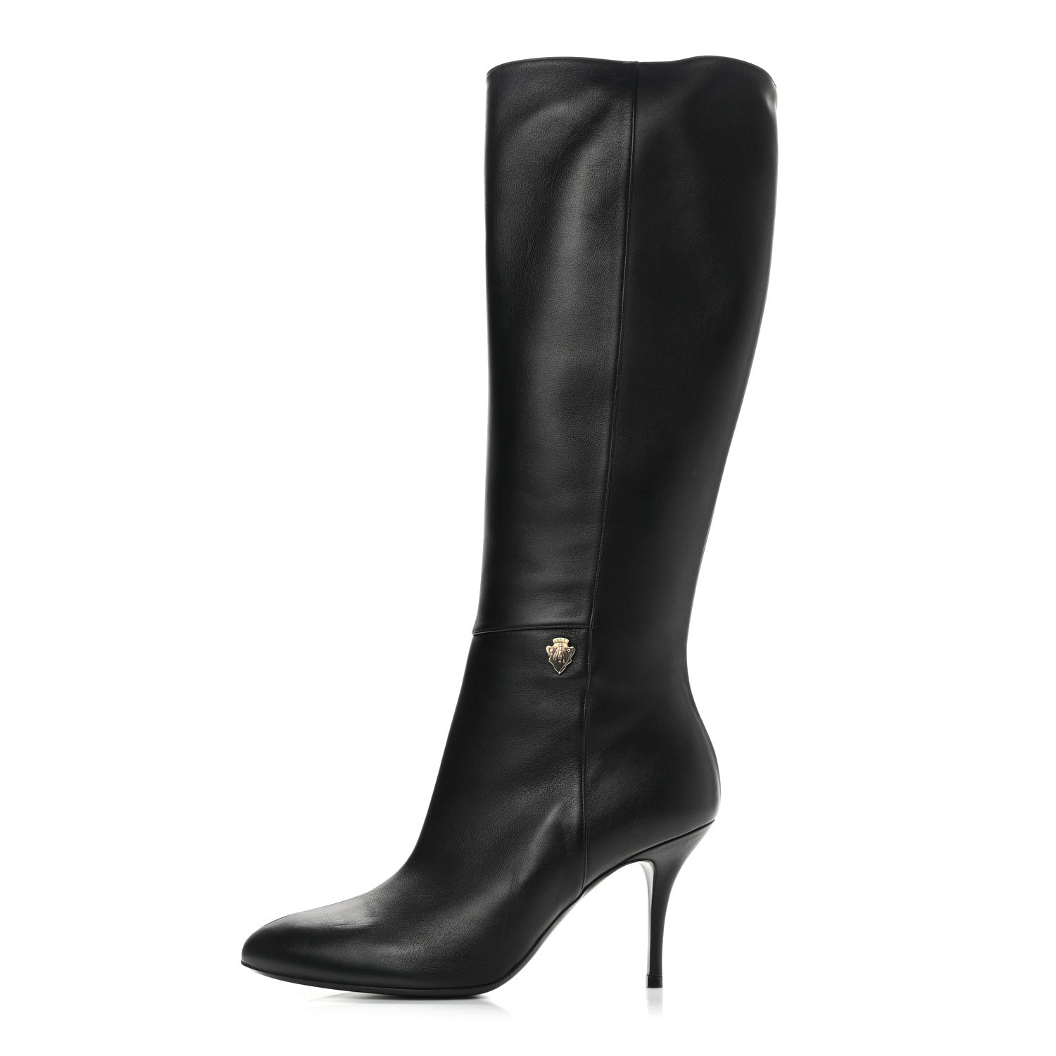 Gucci Calfskin Rodano Boots 39.5 Black 1 of 7