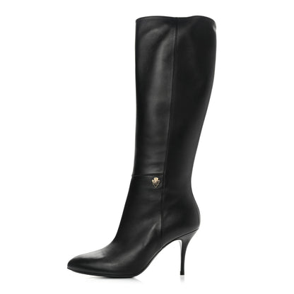 Gucci Calfskin Rodano Boots 39.5 Black 1 of 7