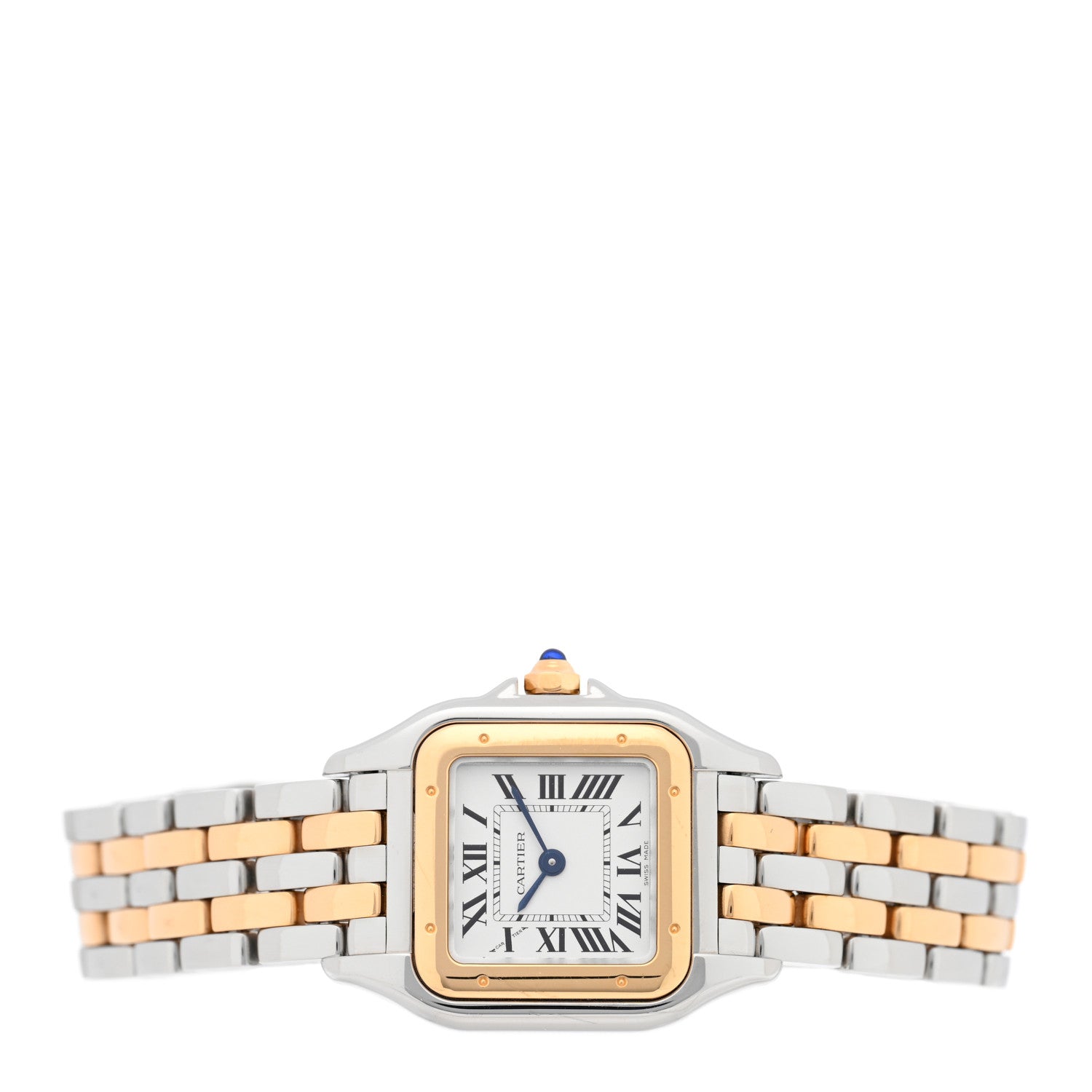 Cartier Stainless Steel 18K Yellow Gold 22mm Panthere Quartz Watch 2 of 5