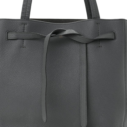 Celine Soft Grained Calfskin Small Belt Cabas Phantom Medium Grey 8 of 13