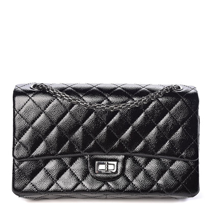 Chanel Patent Caviar Quilted 2.55 Reissue 226 Flap Black 1 of 11