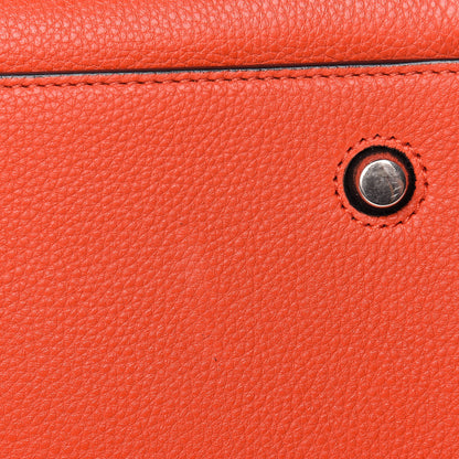 Celine Grained Calfskin Medium Edge Shoulder Bag Vermillion 16 of 16