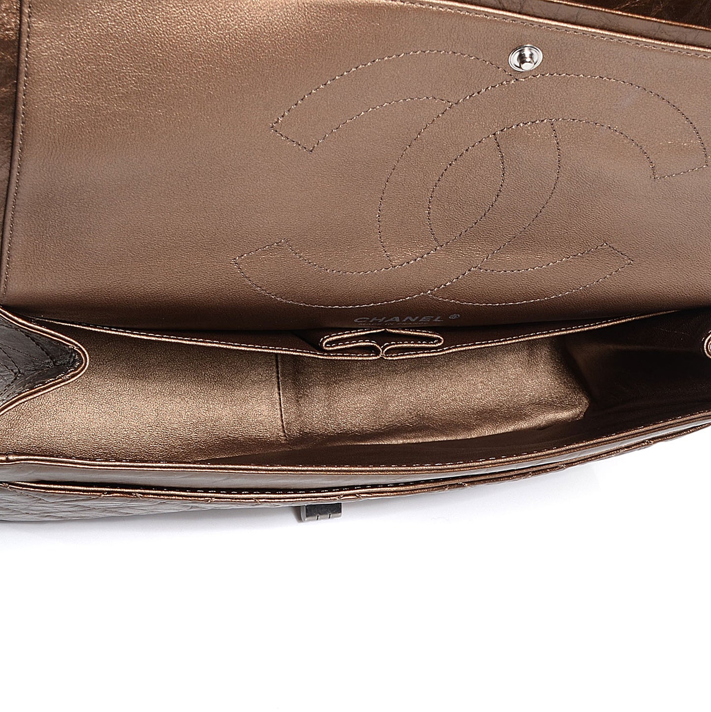 Aged Calfskin 2.55 Reissue 227 Flap Bronze