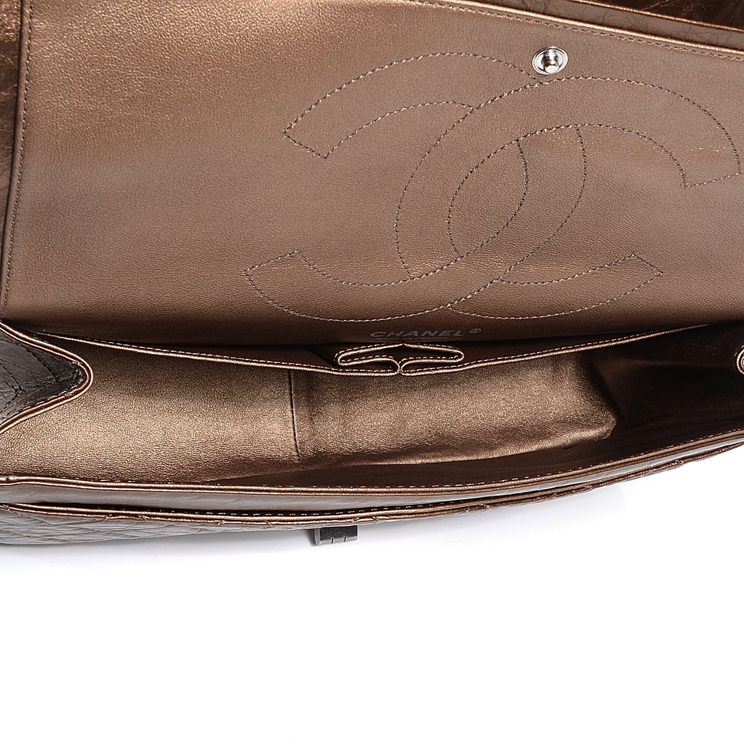 Chanel Aged Calfskin 2.55 Reissue 227 Flap Bronze 5 of 8