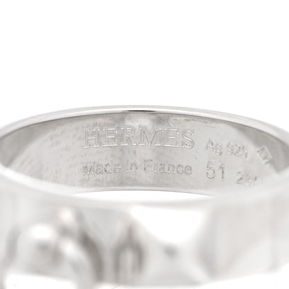 Hermes Sterling Silver PM Collier De Chien Ring 51 5.75 4 of 5