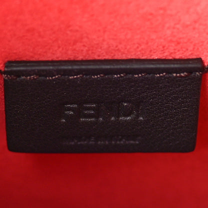 Fendi Vitello Plexiglass FF Embossed Mini Fendi Sunshine Shopper Tote Pink Dalia 6 of 8