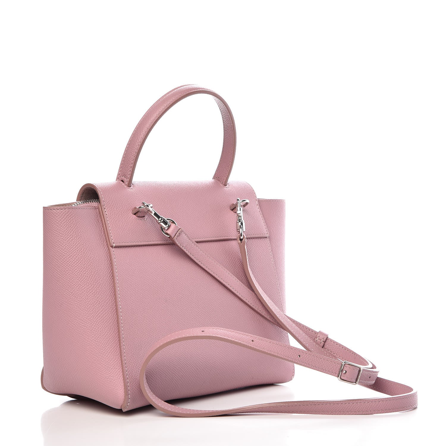 Celine Grained Calfskin Nano Belt Bag Antique Rose 5 of 27