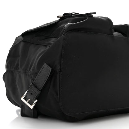 Prada Tessuto Nylon Saffiano Medium Backpack Black 7 of 8