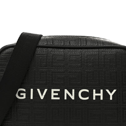 Givenchy Coated Canvas Logo Embossed Body Pouch Black Black 8 of 15
