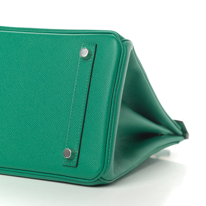 Hermes Epsom Birkin 30 Vert Jade 10 of 11