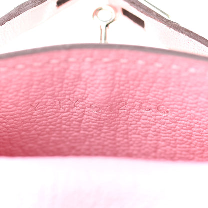Hermes Tadelakt Mini Kelly Twilly Bag Charm Rose Sakura 6 of 6