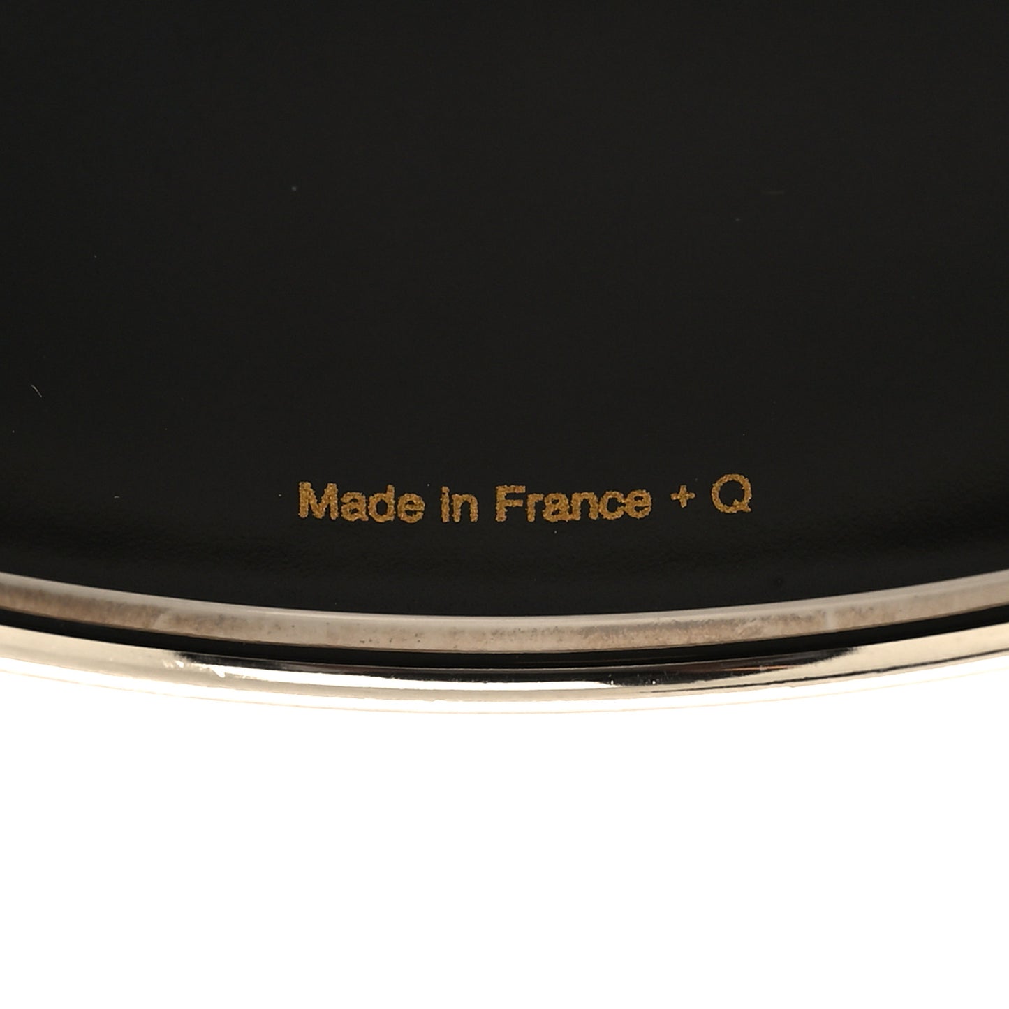 Enamel Printed Extra Wide Chevron Bracelet 70 Black