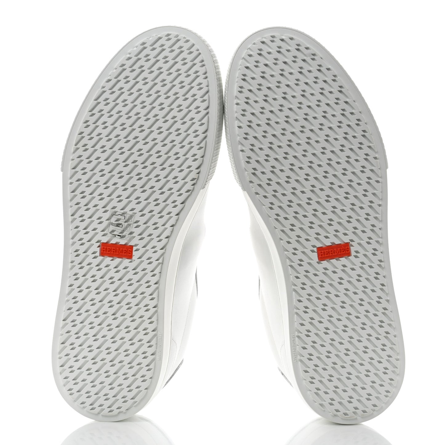 Calfskin Mens Day Sneakers 42 White