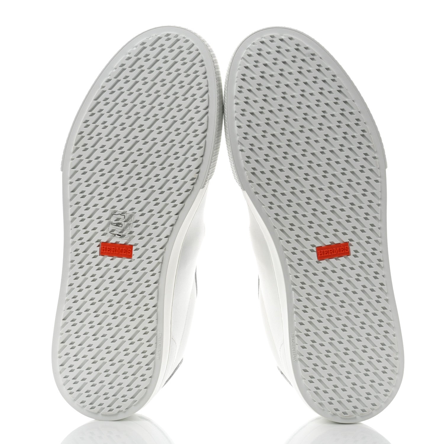 Hermes Calfskin Mens Day Sneakers 42 White 5 of 9