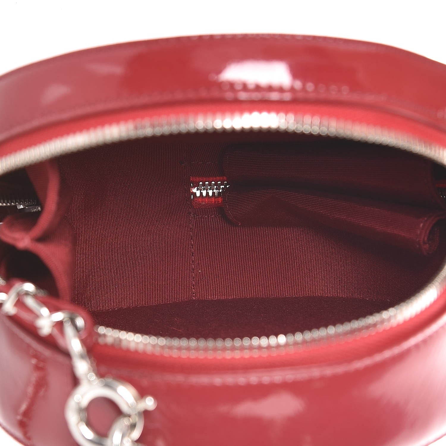 Chanel Glazed Calfskin Round As Earth Evening Bag Rouge 5 of 9