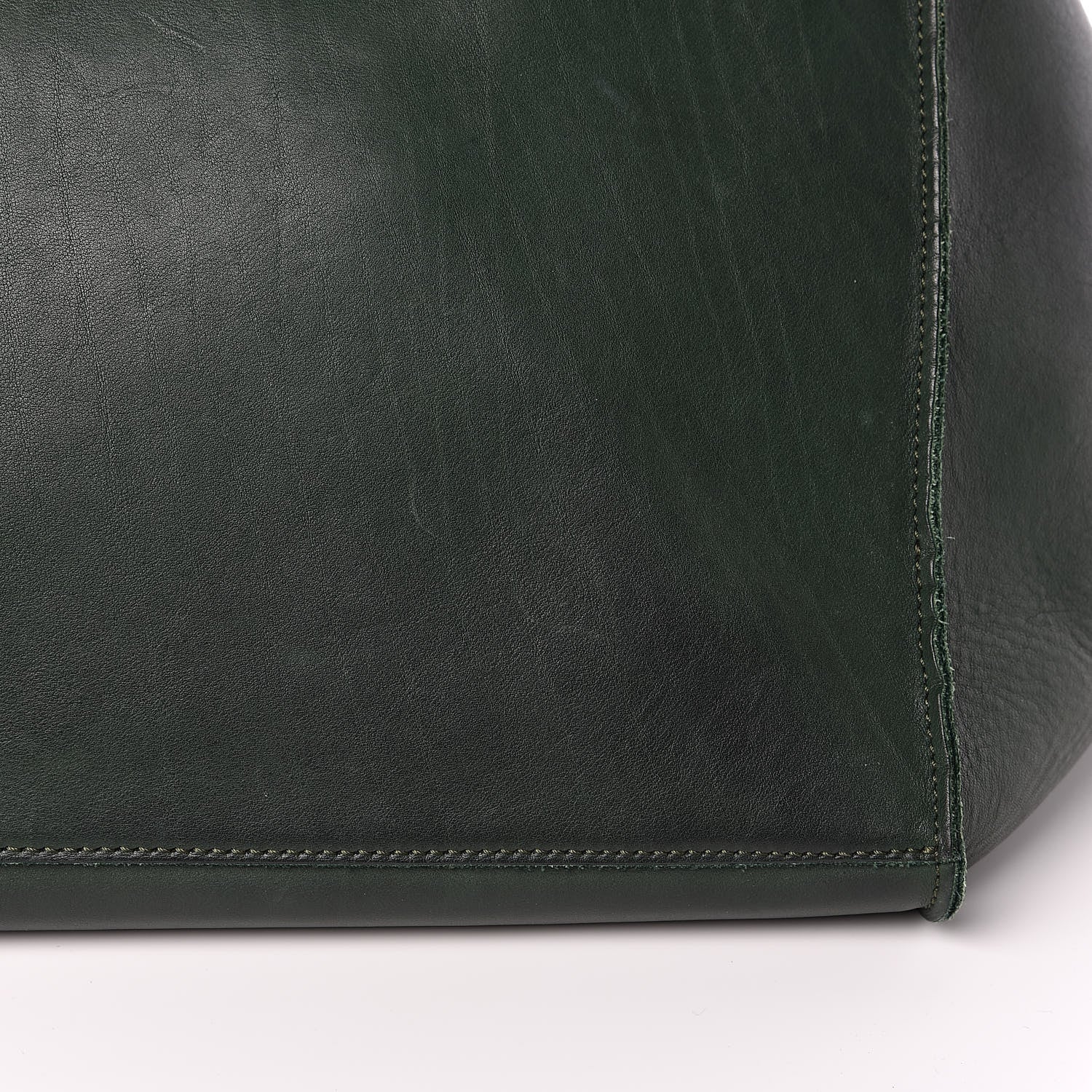 Celine Smooth Calfskin Medium Big Bag Dark Green 11 of 15