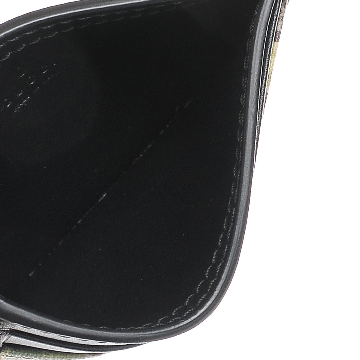 GG Supreme Monogram Blooms Card Holder Beige New Military Black