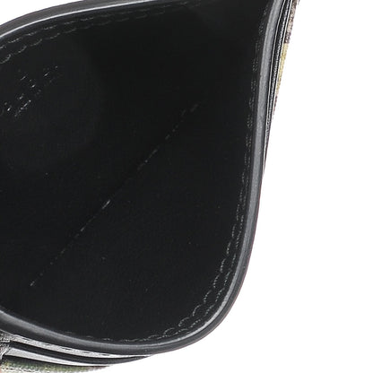 Gucci GG Supreme Monogram Blooms Card Holder Beige New Military Black 5 of 7