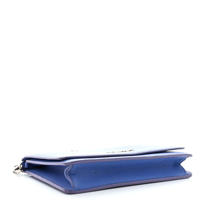 Givenchy Sugar Goatskin Pandora Chain Wallet Blue 4 of 15