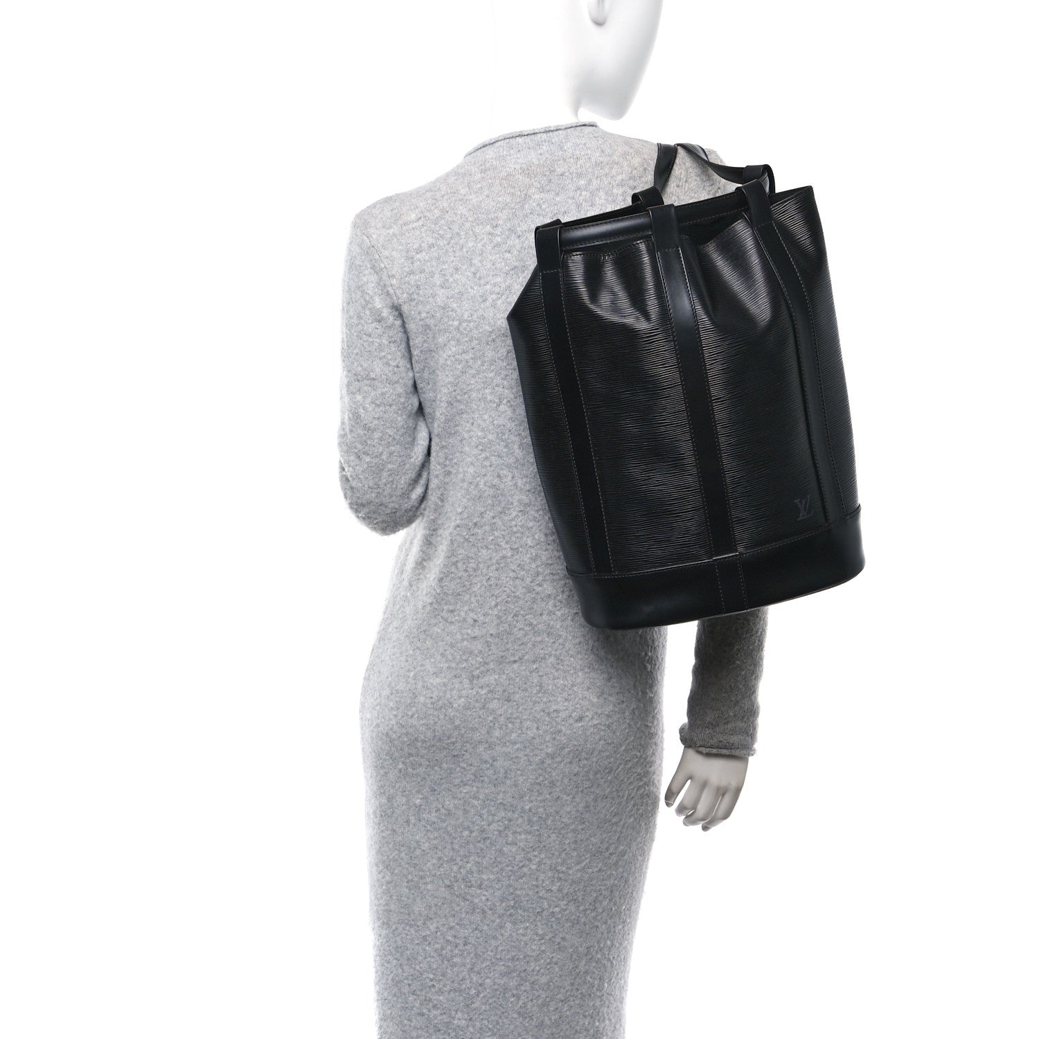 Louis Vuitton Epi Randonnee PM Black 2 of 10