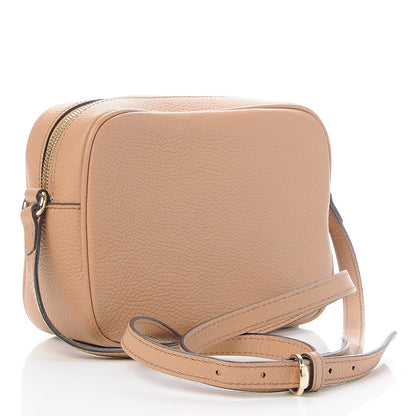 Gucci Pebbled Calfskin Small Soho Disco Bag Rose Beige 3 of 8