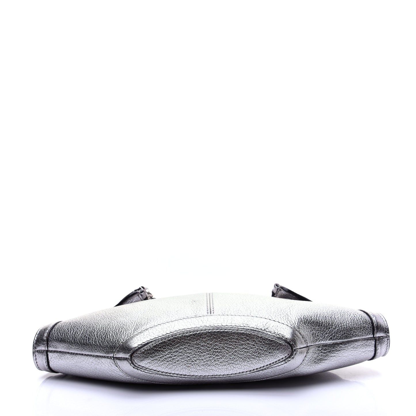 Metallic Lambskin De Manta Clutch Gun