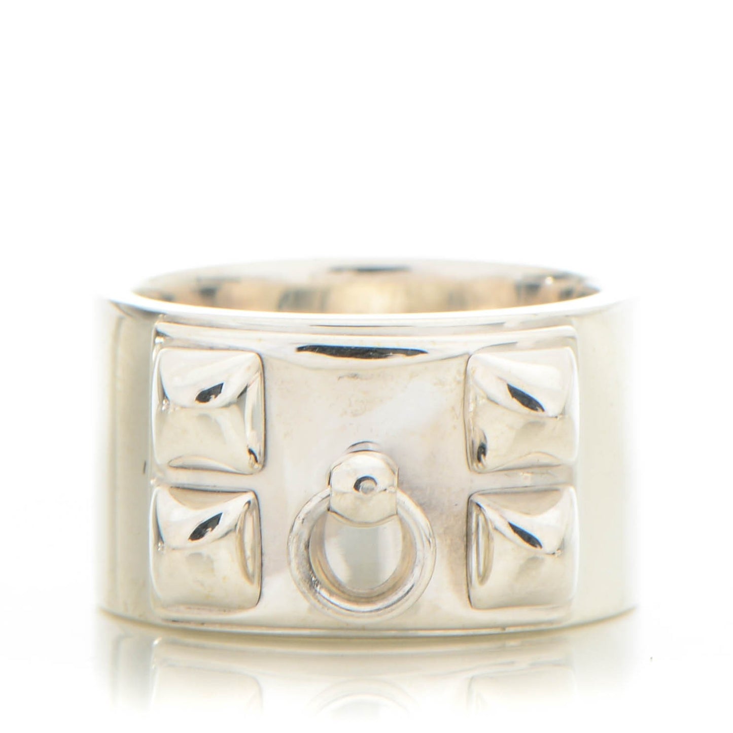 Sterling Silver Collier De Chien CDC Ring 53 6.25