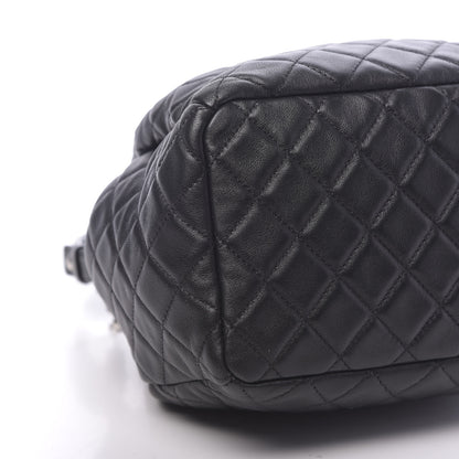 Chanel Lambskin Quilted Mini CC Chain Bucket Bag Black 9 of 10