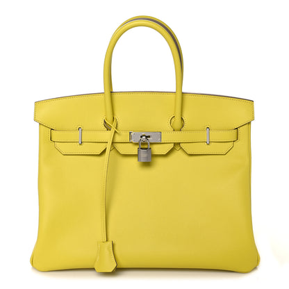 Hermes Epsom Birkin 35 Lime 1 of 18