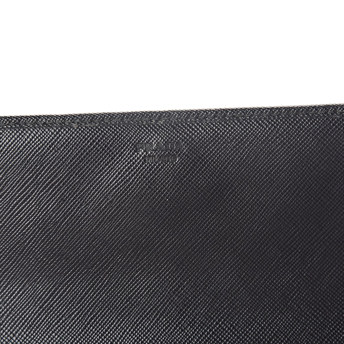 Saffiano Metal Oro Chain Wallet Nero Black