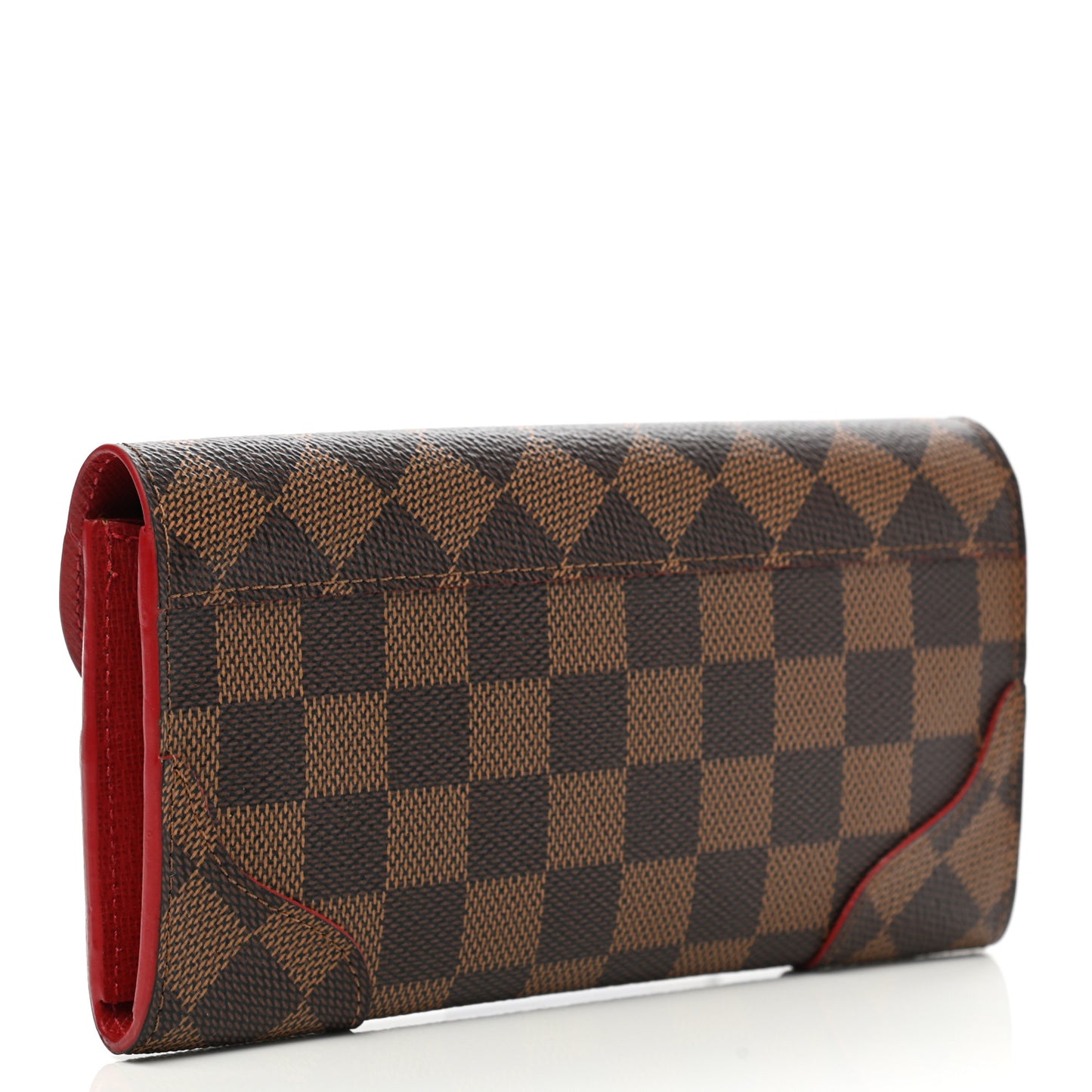 Damier Ebene Caissa Wallet Cherry