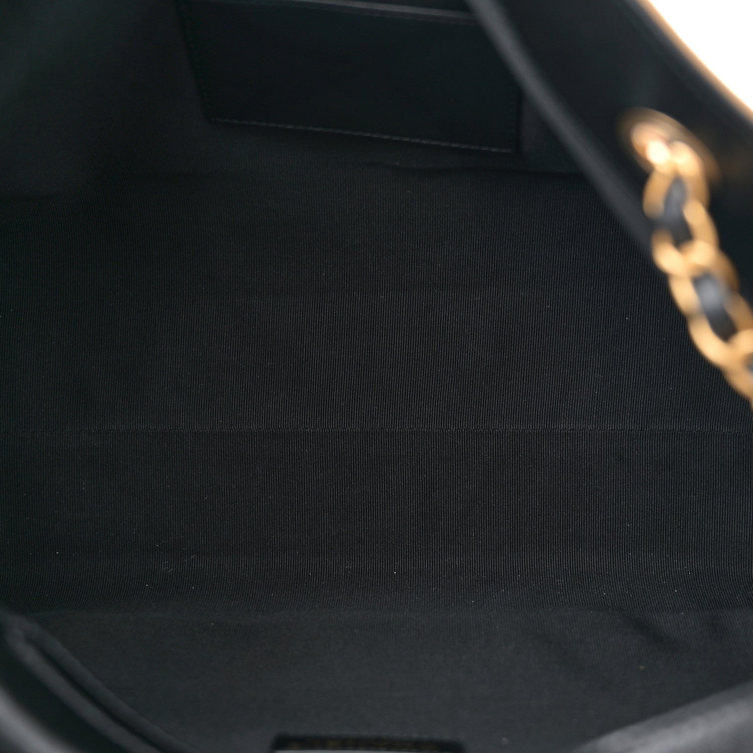 Chanel Suede Calfskin Shiny Lambskin Quilted Small Coco Base Shopping Bag Beige Black 5 of 10