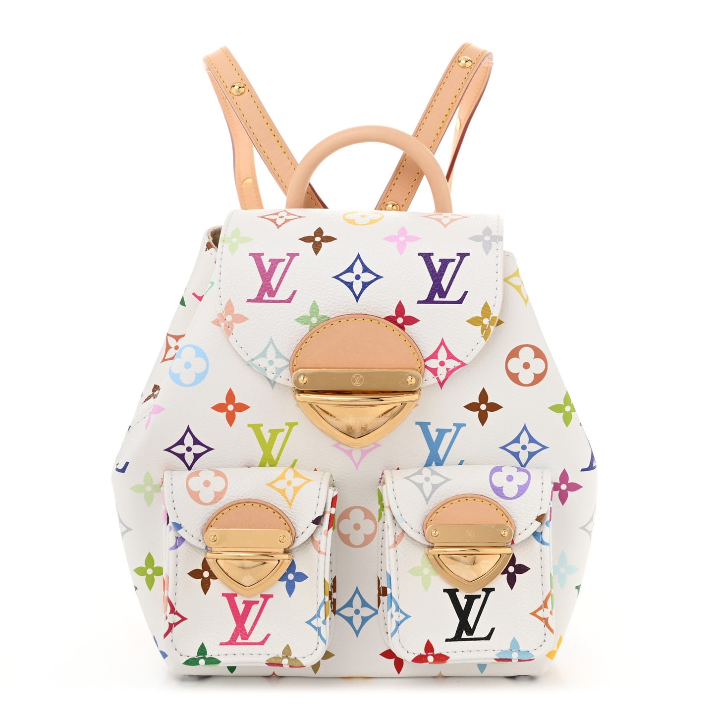 LV X TM Monogram Multicolor Venice Backpack White