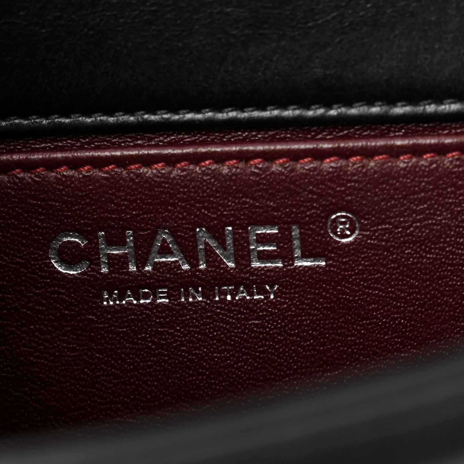 Chanel Calfskin Embossed Medium Paris Salzburg Boy Flap Black 6 of 11