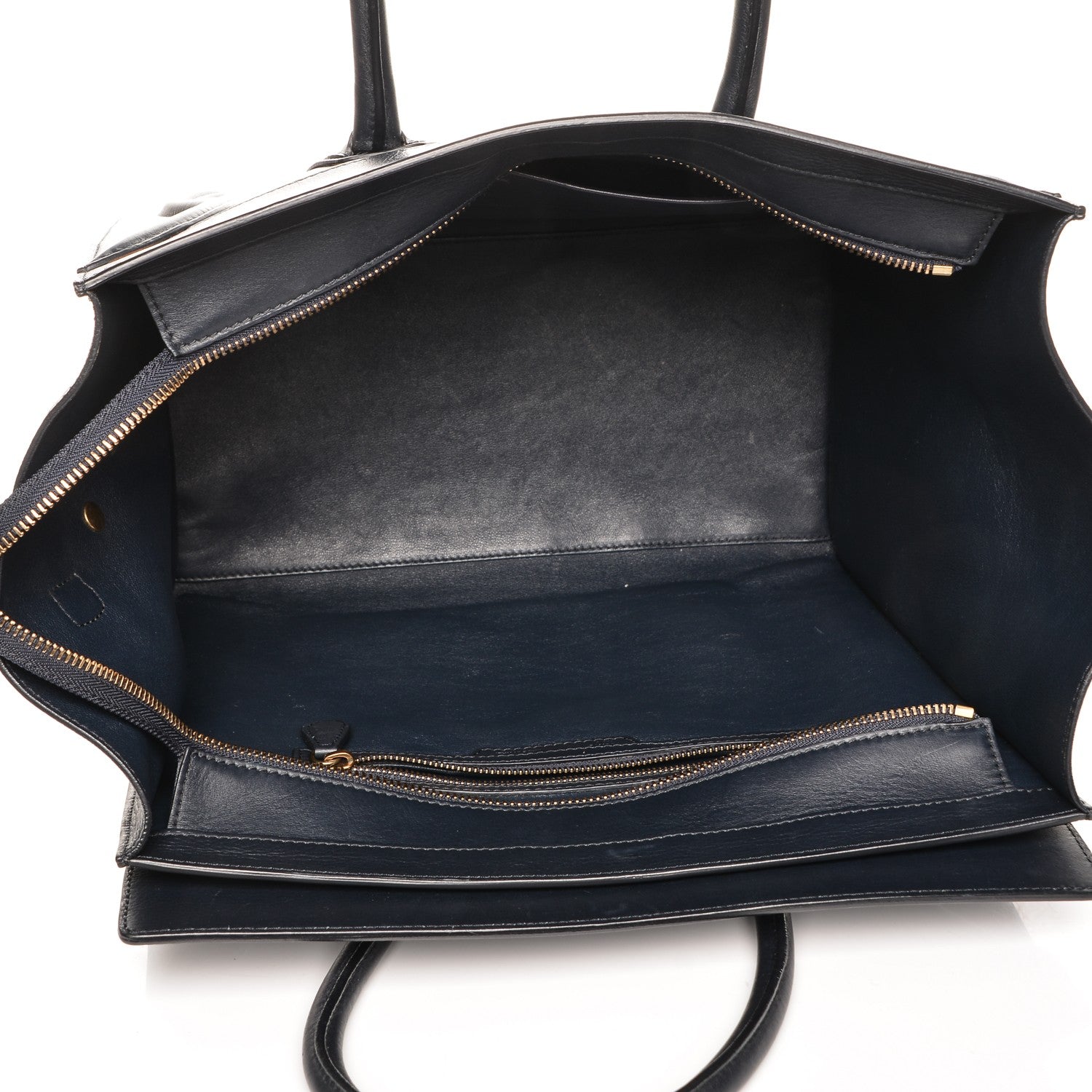 Celine Smooth Calfskin Small Luggage Navy Blue 5 of 7