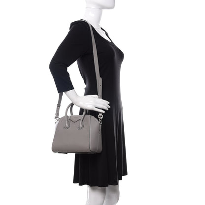 Givenchy Sugar Goatskin Mini Antigona Pearl Grey 2 of 11