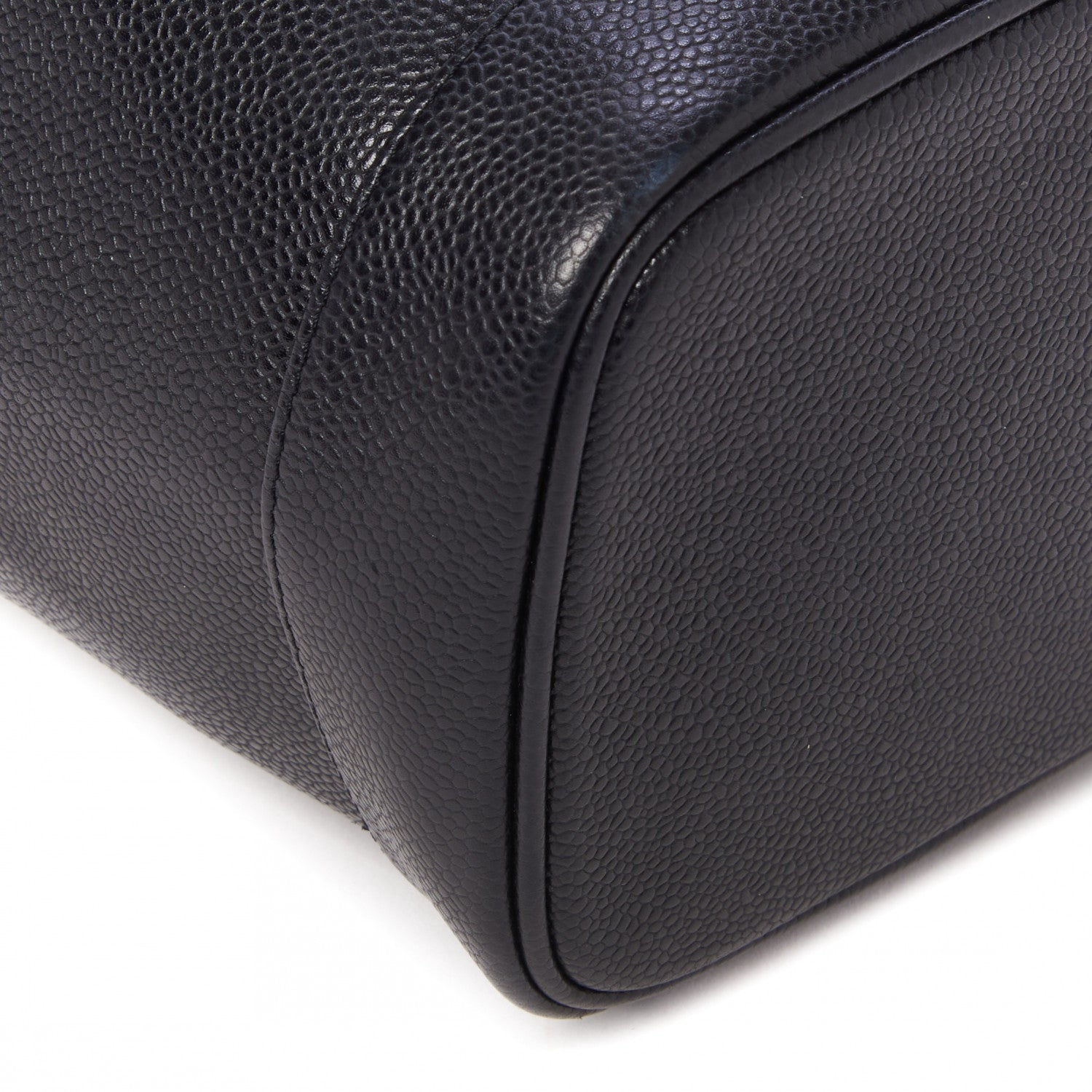 Chanel Caviar Vanity Cosmetic Case Black 6 of 10