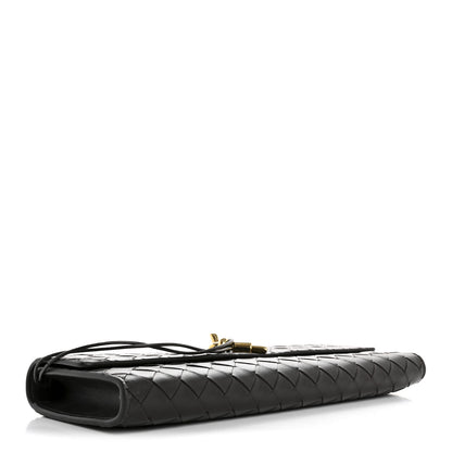 Bottega Veneta Nappa Intrecciato Long Andiamo Top Handle Clutch Fondant 4 of 7