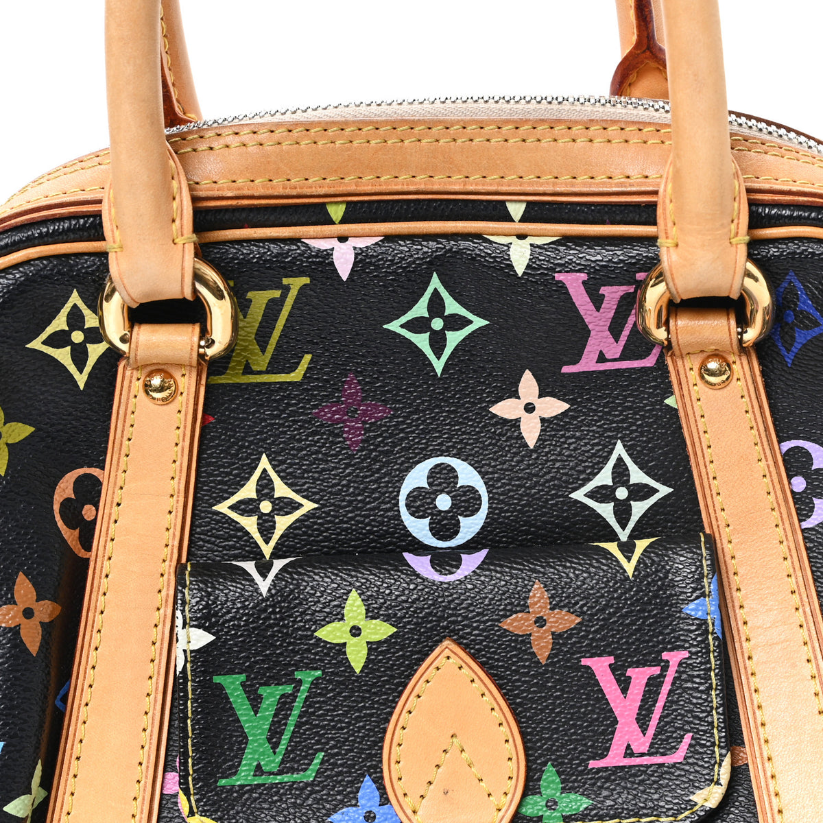 Louis Vuitton Monogram Multicolor Priscilla Black 7 of 9