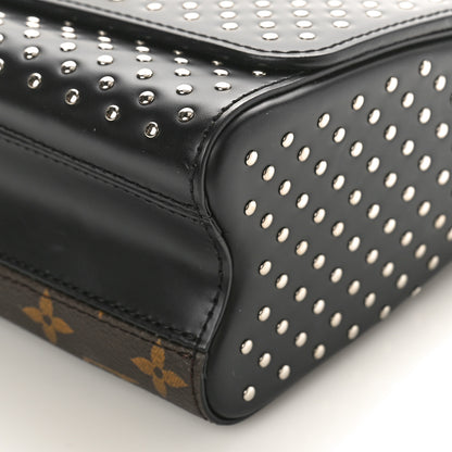 Louis Vuitton Calfskin Monogram Studded Twist Shoulder Bag MM 9 of 9