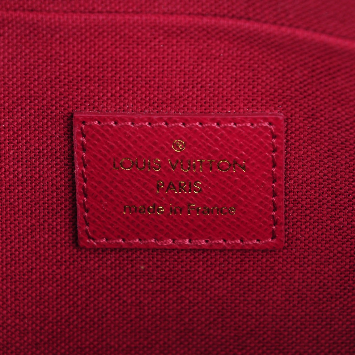 Monogram Pochette Felicie Chain Wallet Fuchsia