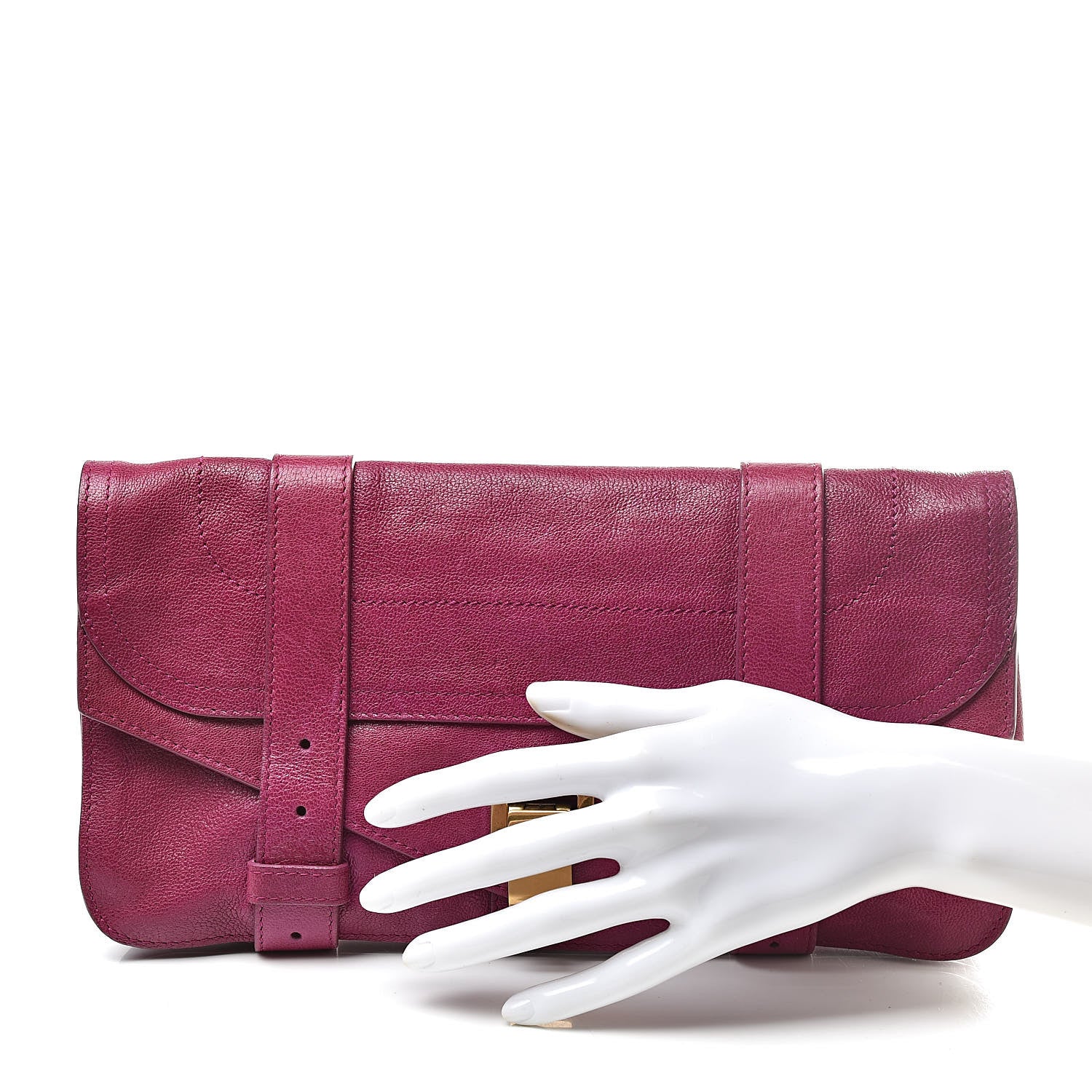 Proenza Schouler Suede PS1 Pochette Clutch Grape 2 of 12
