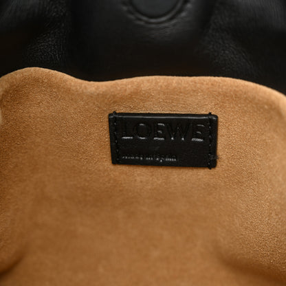 Loewe Nappa Calfskin Mini Flamenco Knot Clutch With Chain Black 6 of 12