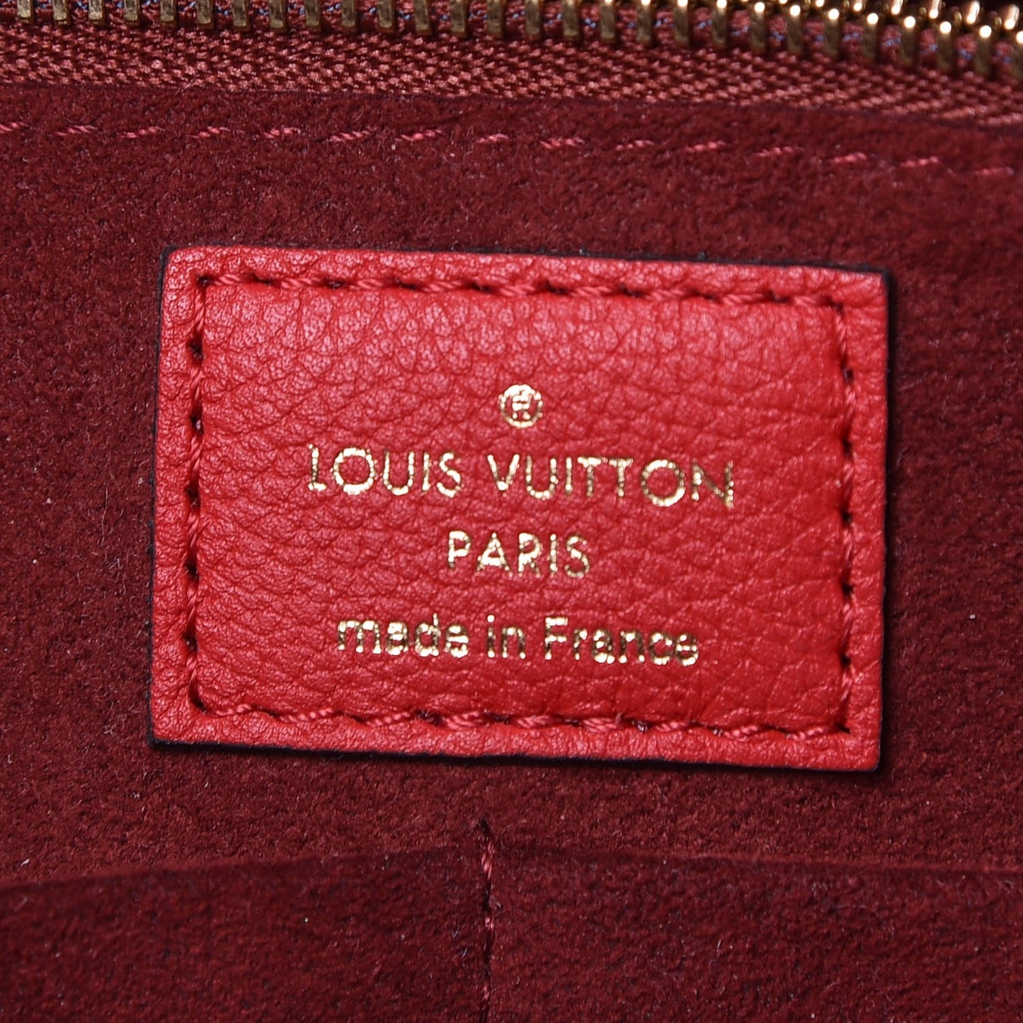 Calfskin Monogram Kimono Tote Cherry
