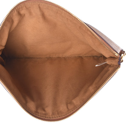 MCM Visetos Medium Stark Wristlet Pouch Cognac 5 of 9