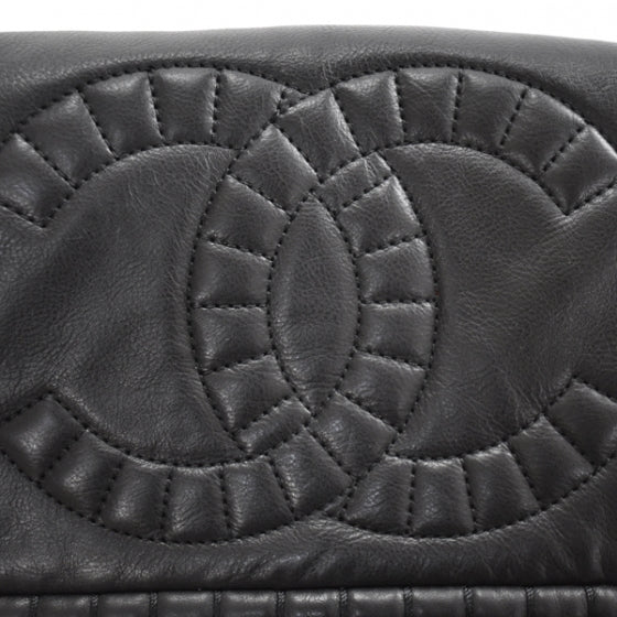 Calfskin On the Bund Medium Flap Black