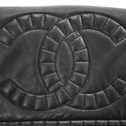 Chanel Calfskin On the Bund Medium Flap Black 9 of 15